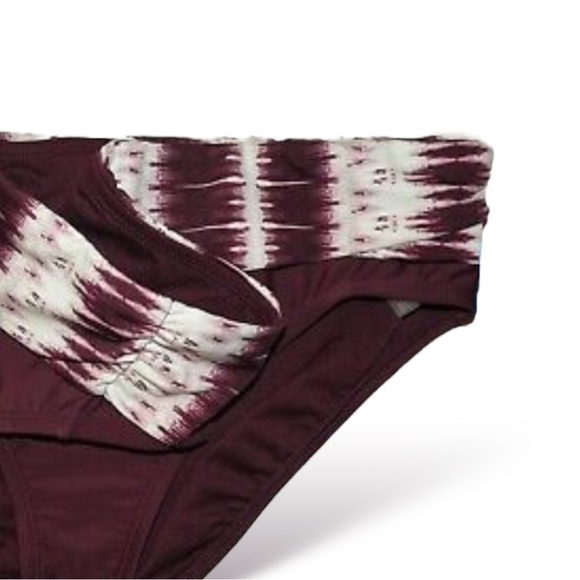 Into the Bleu by Amerex Fold-Over Shirred Side and Back Bikini Bottoms - Picture 4 of 6